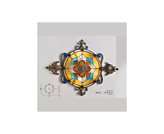 Настенный/потолочный светильник  Longobard DALY PL/45 8F, фото 1