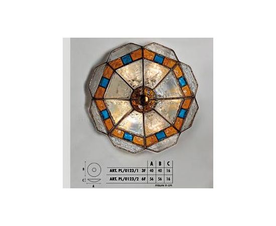 Настенный/потолочный светильник  Longobard PL/0123/1 3F, фото 1