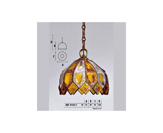 Подвесной светильник  Longobard PAGODA 0154/1 1F, фото 1