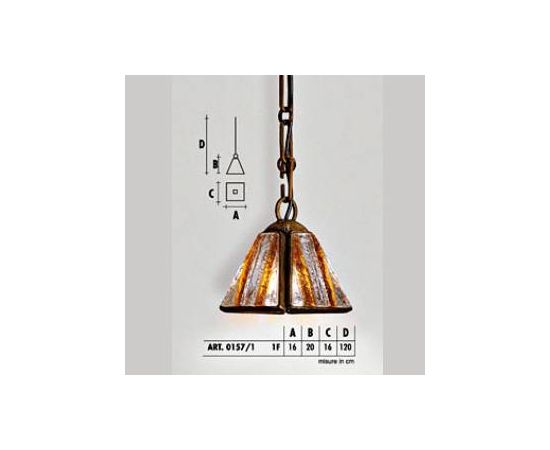 Подвесной светильник  Longobard PAGODA 0157/1 1F, фото 1