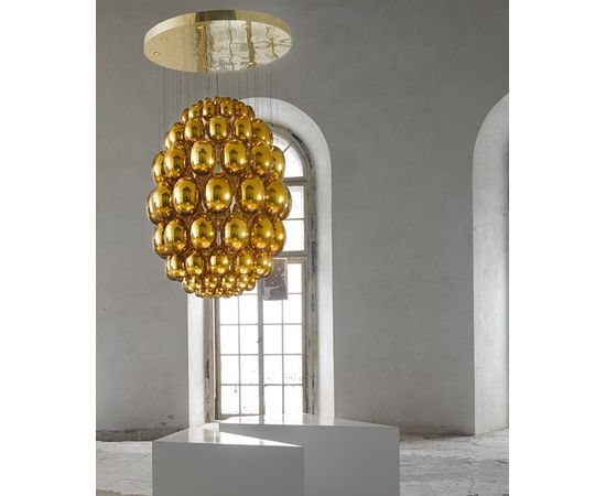 Подвесной светильник Lasvit Uovo big, gold, фото 1
