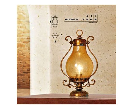 Настольный светильник  Longobard 0380/С/01 1F, фото 1