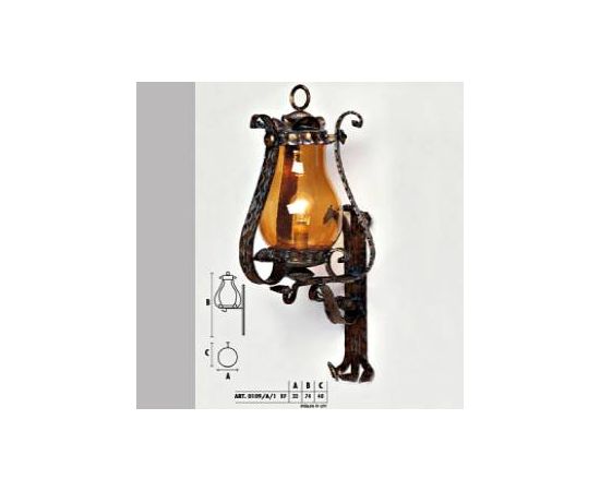 Настенный светильник  Longobard TOLEDO 0109/A/1 1F, фото 1