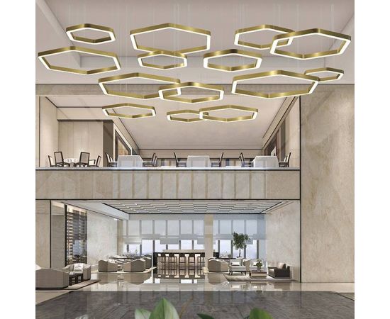 Потолочный светильник Marchetti Illuminazione EXAGON S70, фото 2