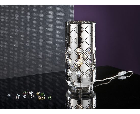 Настольная лампа Schuller ALEXIA СТЕКЛО/СТАЛЬ, фото 1