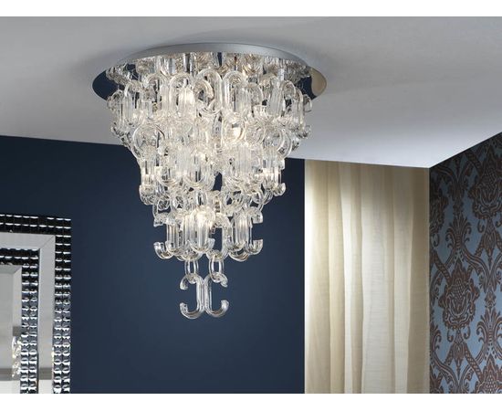 Потолочный светильник Schuller CALIMA 9 Л. ХРОМ/СТ, фото 1