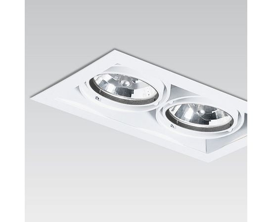 Встраиваемый в потолок светильник Xal Mito Frame 200 2 lamps, фото 1