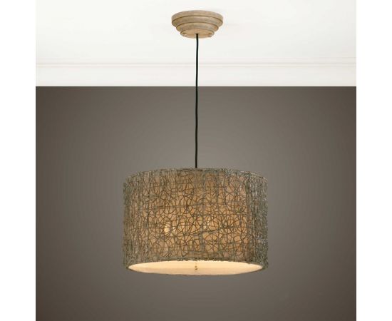Подвесной светильник Uttermost KNOTTED RATTAN 3, фото 4