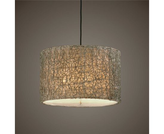 Подвесной светильник Uttermost KNOTTED RATTAN 3, фото 2