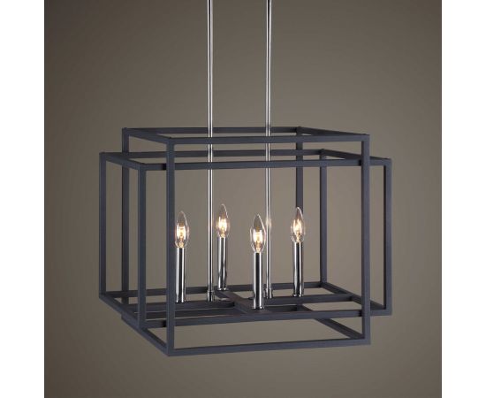 Подвесной светильник Uttermost Quadrangle 4, фото 6