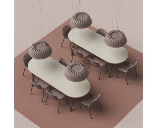 Подвесной светильник De Vorm Fost Bulb PET Felt Acoustic, фото 14