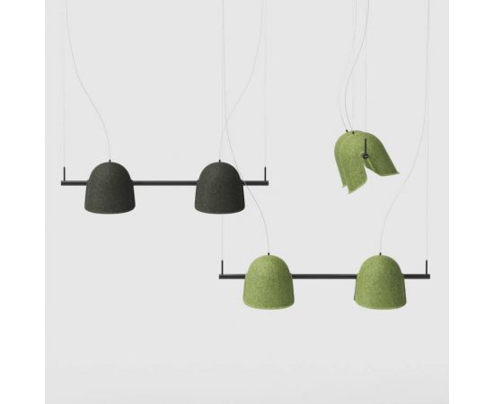 Подвесной светильник De Vorm Pivot PET Felt Adjustable Lamp Duo, фото 15