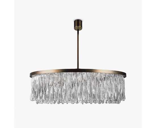Подвесной светильник Bella Figura  Triple Drum Ribbon Chandelier 60, фото 2