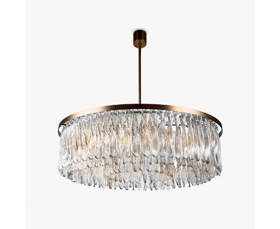 Подвесной светильник Bella Figura  Triple Drum Ribbon Chandelier 60, фото 1