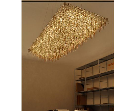 Подвесной светильник Lolli e Memmoli Ugolino rectangular 40x100, фото 1