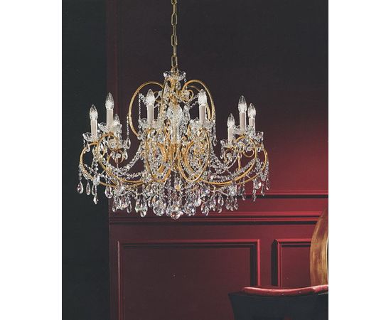 Люстра Emozioni Italiane MI/Clelia/67/8 gold/asf, фото 1