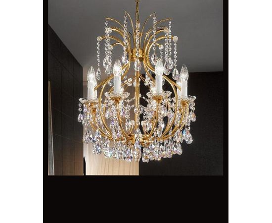 Люстра Emozioni Italiane MI/Jolly/53/8 old gold SW, фото 1