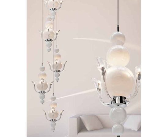 Подвесной светильник Ilfari TEARS FROM MOON H3x4 6422 W, фото 1