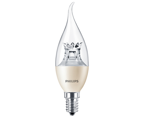 Светодиодная лампа Philips MASTER LEDcandle DT 4-25W E14 BA38 CL, фото 1