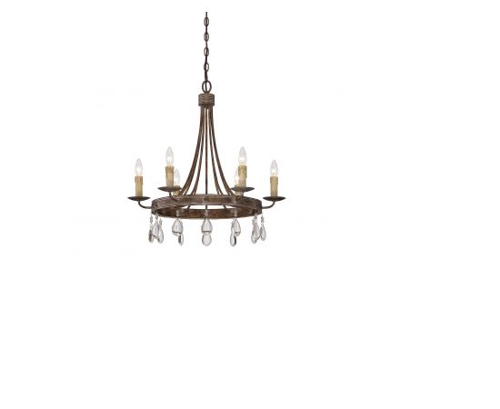 Подвесной светильник Savoy House Carlisle 6 Light Chandelier, фото 1
