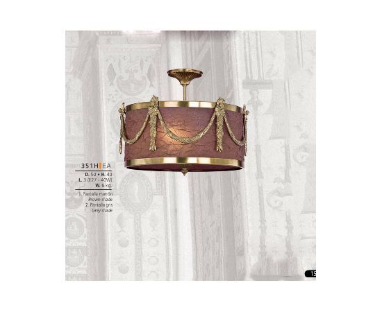 Потолочный светильник Riperlamp Napoleon 351 H EA, фото 1