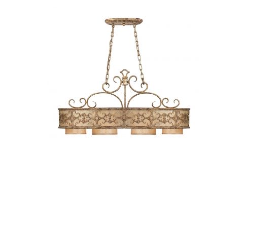 Подвесной светильник Savoy House Savonia 4 Light Oval Chandelier, фото 1