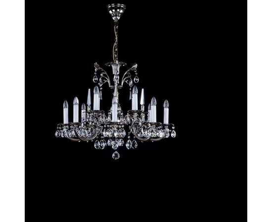 Люстра ArtGlass ARABELA nickel antique, фото 1