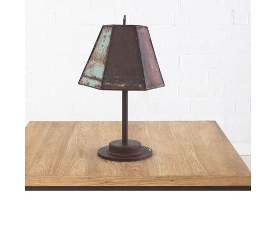 Настольная лампа Philips Collection Oil Drum Hexagon Table Lamp, фото 1