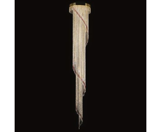 Потолочный светильник ArtGlass SPIRAL dia. 400x2300 drops, фото 1