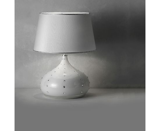 Настольная лампа Masiero Luxury Grace white / black TL1 P, фото 1