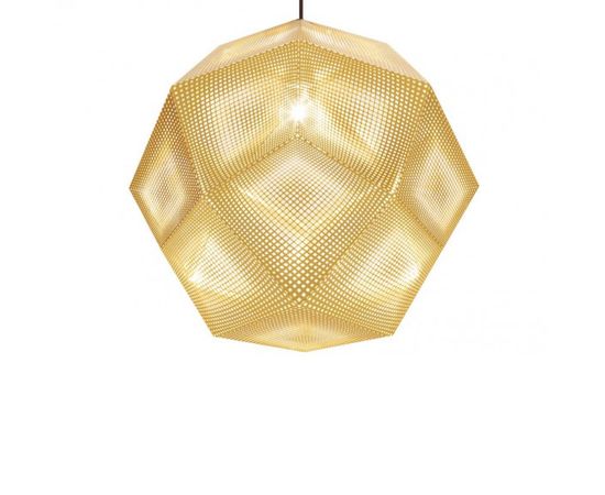 Подвесной светильник Tom Dixon Etch Shade 50cm Brass, фото 1
