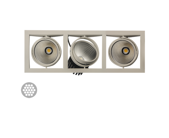 Встраиваемый в потолок светильник Halla GATU 21-001F-30GGE/840, W, фото 1