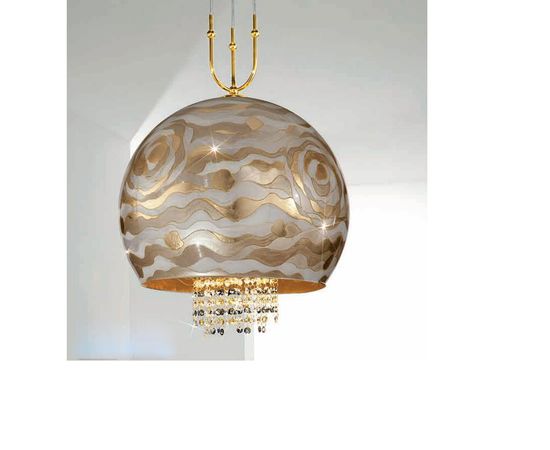 Подвесной светильник Kolarz Luna 0392.31+1M.3.Aq.Ch + 0392, фото 1