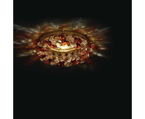 Встраиваемый в потолок светильник Donolux DL161.79.1/7 Crystal/topaz, фото 1