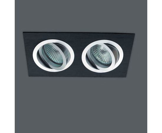 Встраиваемый в потолок светильник Donolux SA1522-Alu/Black, фото 1