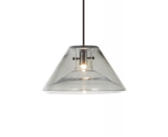 Подвесной светильник Tom Dixon Flask Pendant Smoke Wide, фото 1
