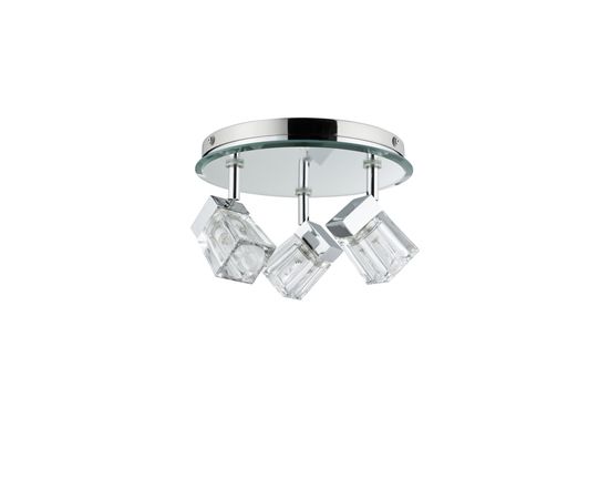Потолочный светильник Paulmann W-D Trabani IP44 3x20W G9 Chr/Transp 70357, фото 1