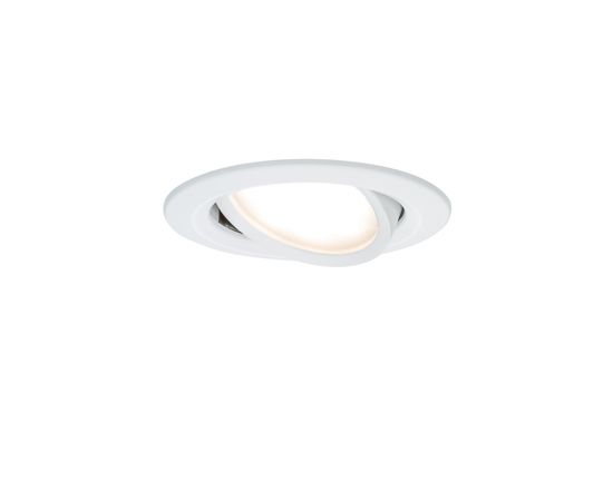 Встраиваемый в потолок светильник Paulmann Prem EBL Coin Slim rd schw LED 1x6,8W 93863, фото 1