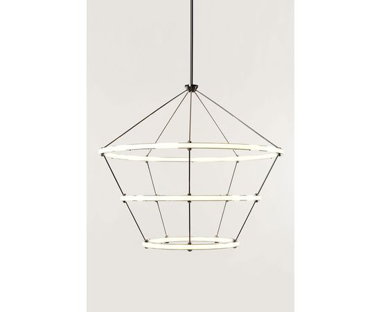 Подвесной светильник Roll &amp;amp; Hill Halo Chandelier - 3 Rings, фото 1