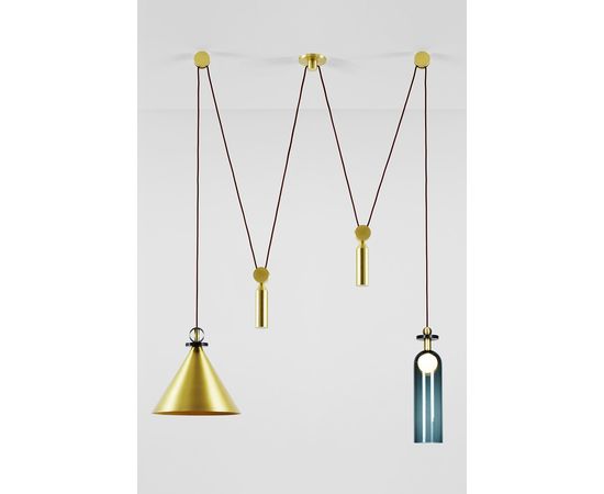 Подвесной светильник Roll &amp;amp; Hill Shape Up Double Pendant, фото 1