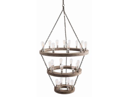 Люстра Arteriors home Geoffrey Three Tier Chandelier, фото 1