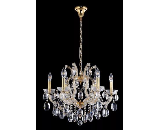 Люстра Crystal Lux HOLLYWOOD SP6 GOLD, фото 1