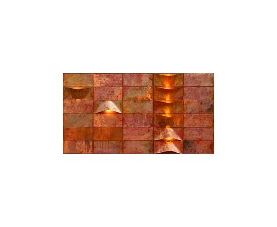 Настенный светильник Quasar Lum panel copper with light, фото 1