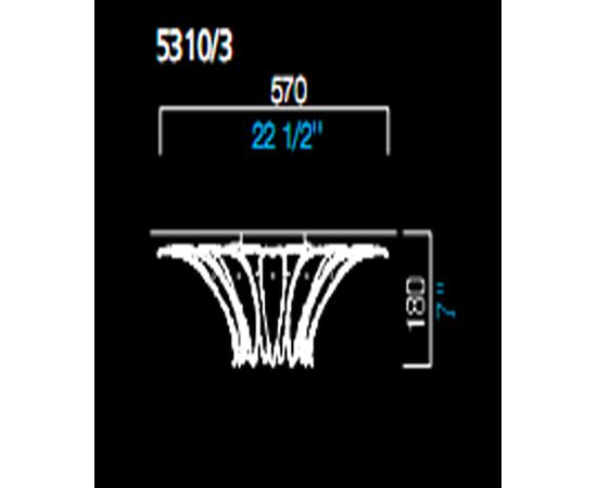 Потолочный светильник Barovier&amp;Toso 5310/2, фото 1