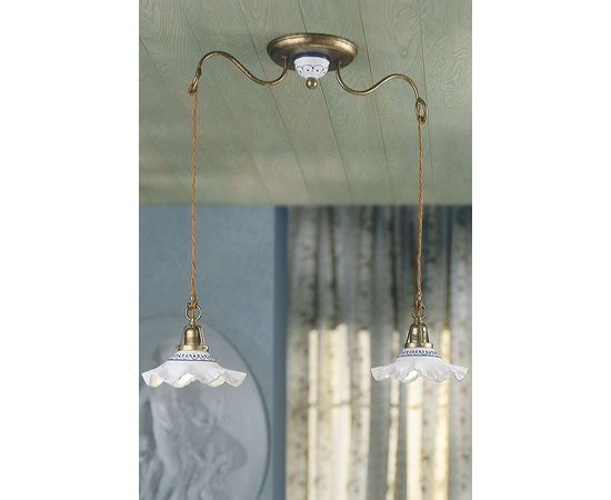 Подвесной светильник Braga Illuminazione EPOQUE 516/PL2-S, фото 1