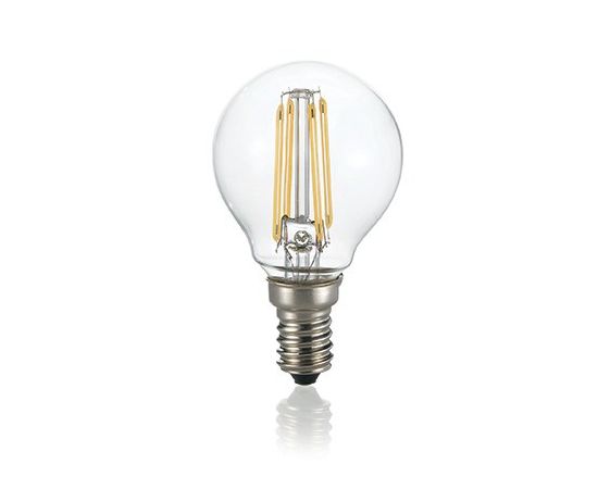 Ideal Lux LAMPADINA LED E14 4W OLIVA TRASPARENTE, фото 1