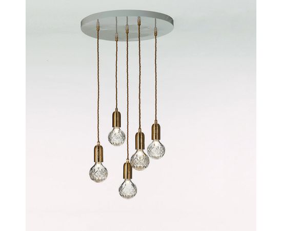 Подвесной светильник Lee Broom Clear Crystal Bulb Chandelier, фото 2