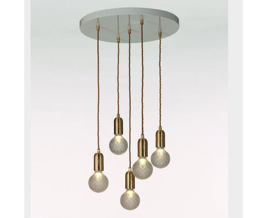 Подвесной светильник Lee Broom Frosted Crystal Bulb Chandelier, фото 2