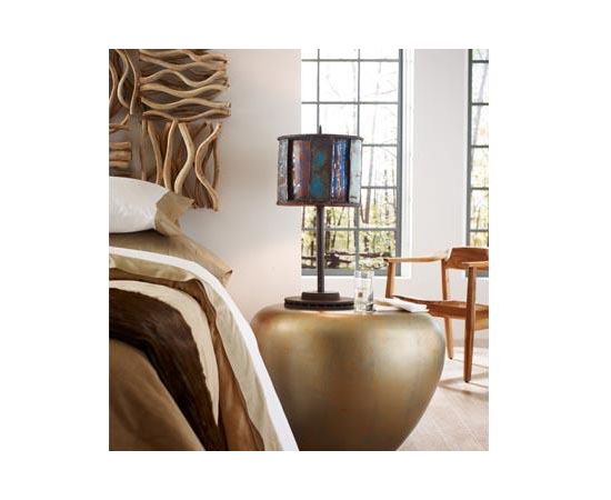 Настольная лампа Philips Collection Oil Drum Round Table Lamp, фото 2