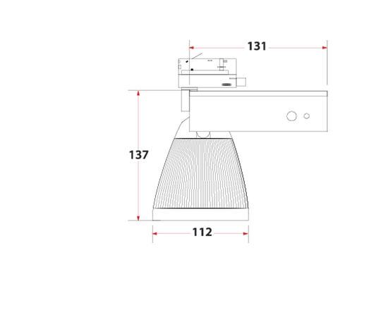 Трековый светодиодный светильник Vivo Luce Risoluto LED 26, фото 4